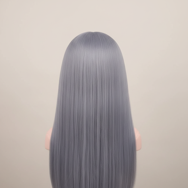 Wig Head With Hair Small Mannequin Head For Beginner Hair Styling Pvc Doll Head For Hairdresser Practice Styling With Head Stand - gallery 1