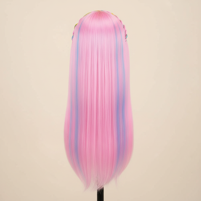 long Synthetic hair Mannequin Head With Adjustable Wig Tripod Stand Holder Model With Manikin Head Styling Hairdresser Training - gallery 1