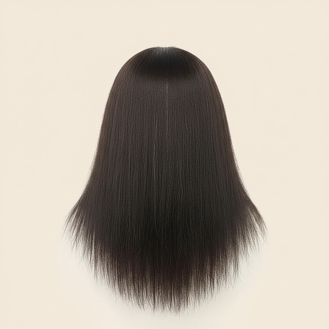 16" Cosmetology Mannequin Head with 100% Human Hair DollHead for Braiding & Styling Practice - gallery 1