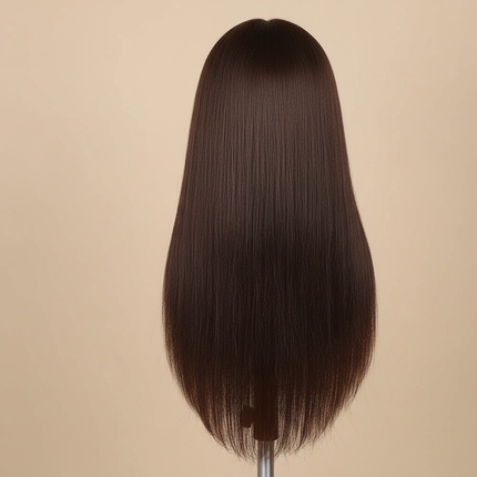 New Female Mannequin Training Doll Head With 70% Real Hair For Hairsyles Hairdressing Cosmetology Dolls Head With Stand Tripod - gallery 1