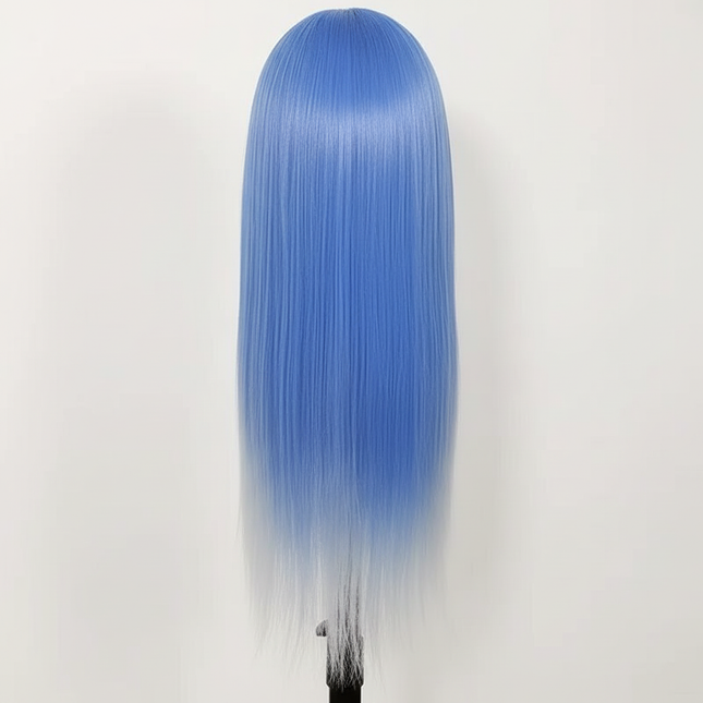 Colorful  28" Mannequin Head Hair Styling Training Braiding Manikin Cosmetology Synthetic Hair For Hairdresser,Free Clamp Hold - gallery 1