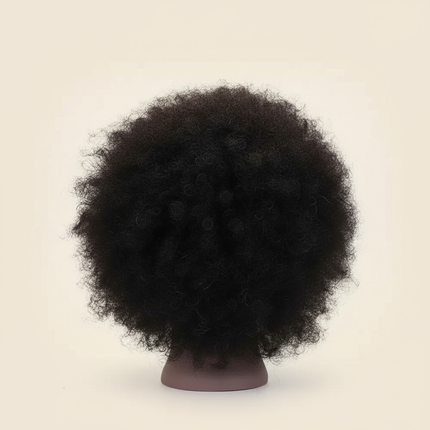 Afro Mannequin Heads for Braiding Maniquí Hair Dolls Real Human Training Hairdresser Model Natural Women's Hairdressing Kit Wigs - gallery 1