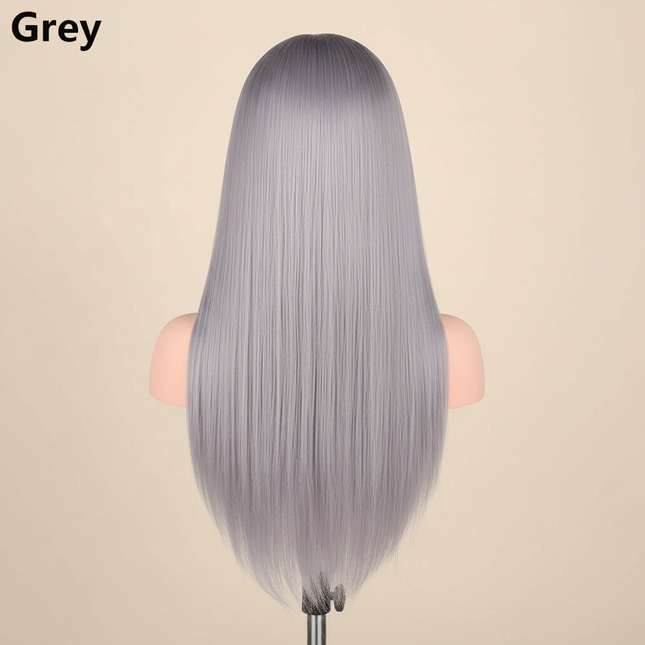 Mannequin Head 100% Synthetic Hair Hairdresser Training Head  Manikin Cosmetology Doll Head For Braiding Styling - gallery 1