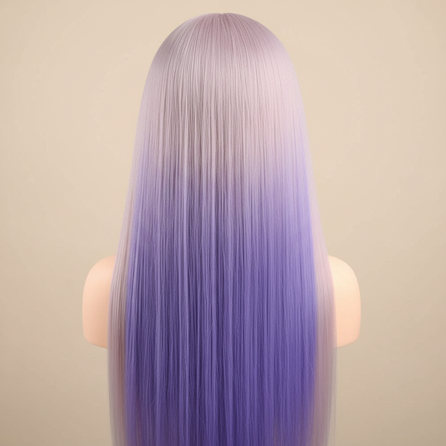 long Synthetic hair Mannequin Head With Adjustable Wig Tripod Stand Holder Model With Manikin Head Styling Hairdresser Training - gallery 1