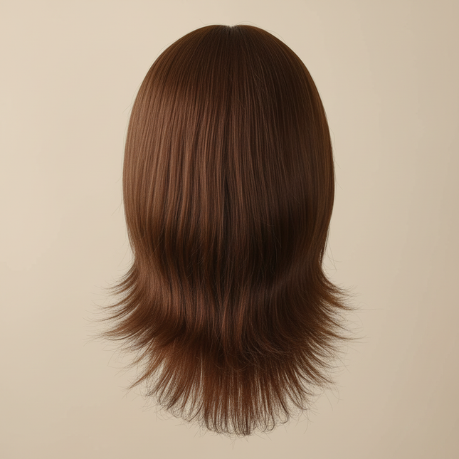 100% Human Hair Male Mannequin Head For Color Bleach Cutting Hairstyle Practice Doll Head for Hair Styling with Clamp - gallery 1