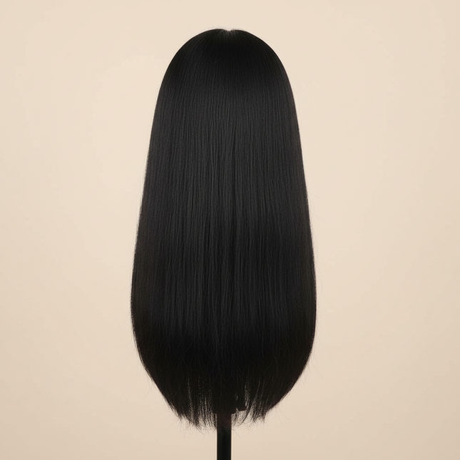 Afro Mannequin Head Wig with Long Synthetic Hair Manikin Head Styling Hairdresser Training Head Doll Head for Braiding Practice - gallery 1