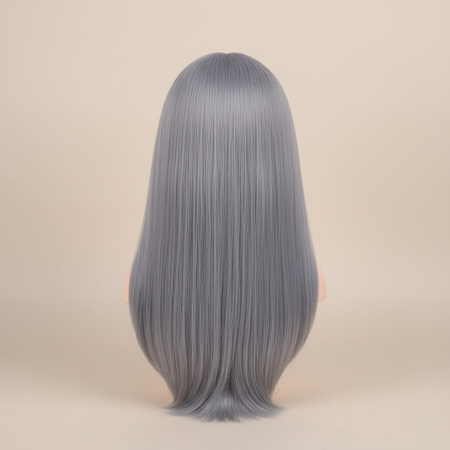 Female Mannequin Head With Synthetic Hair with Adjustable Wig Stand For Manikin Real doll Head Styling Hairdresser Training Head - gallery 1