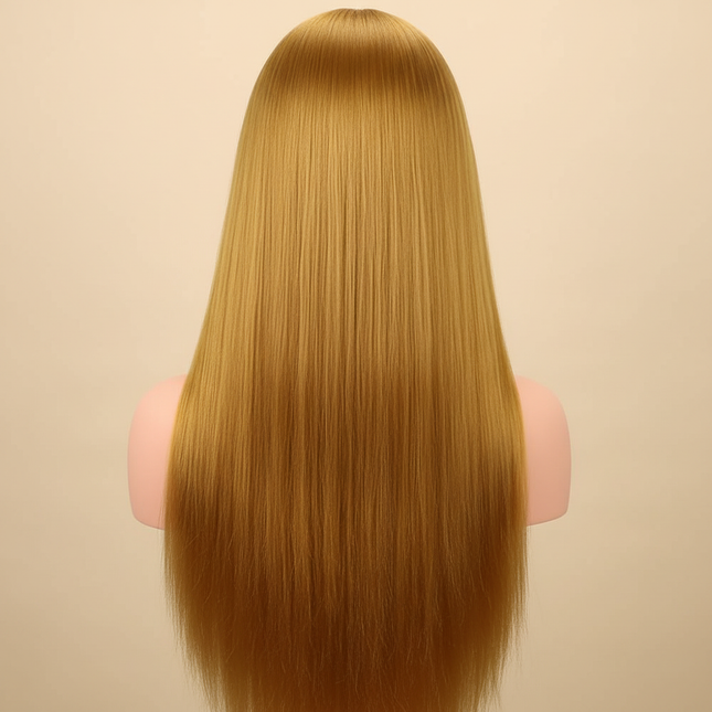 New Mannequin Head With Synthetic Hair 24'' Styling Makeup Training Head Manikin Cosmetology Hairdressing Dolls Head With Stand - gallery 1