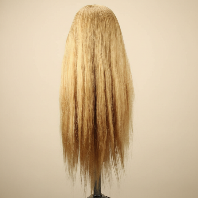 Training Head Wirh Shoulder 28inch Mannequin Head Professional Dolls Head For Cosmetology Manikin Salon Tools Brown Golden - gallery 1