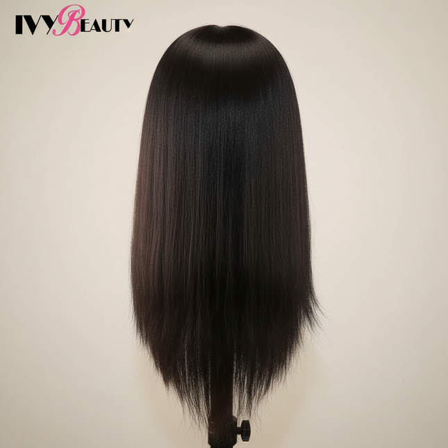 Premium 100% Real Human Hair Mannequin Styling Heads Professional Cosmetology School Practice Heads For Hairdresser Barber Shop - gallery 1