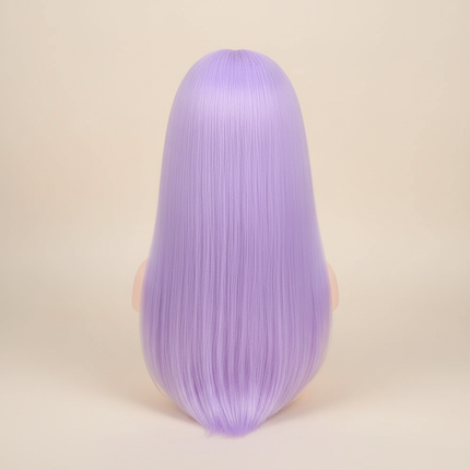 Mannequin Wig Head With Synthetic Hair With Adjustable Wig Stand Holder Manikin Head Styling Hairdresser Training Head Doll Head - gallery 1