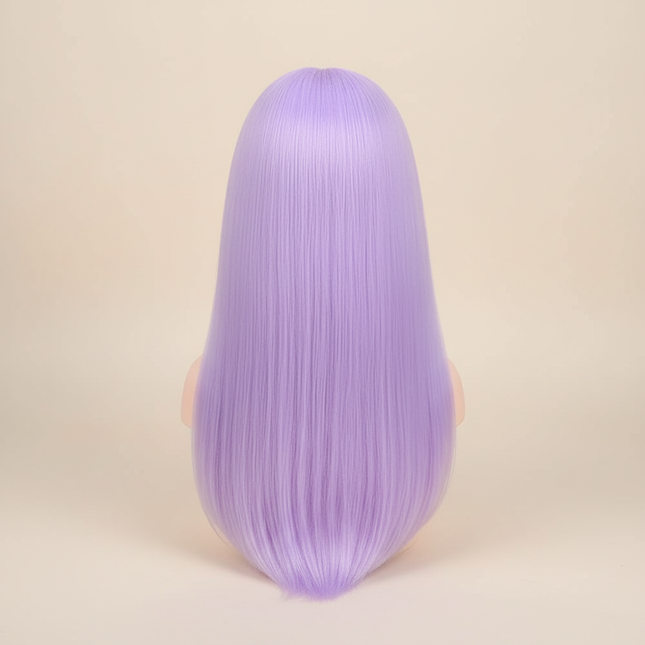 Mannequin Wig Head With Synthetic Hair With Adjustable Wig Stand Holder Manikin Head Styling Hairdresser Training Head Doll Head - gallery 1