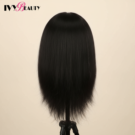 Women African Mannequin Head With Real Hair For Styling Braiding Professional Afro Training Hairdressing Hairart Wigs Head Stand - gallery 1