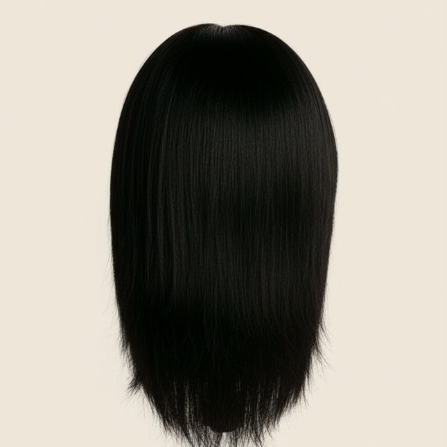 100% Human Hair Male Mannequin Head With Hair Beard Practice Manikin Hairdresser Cosmetology Training Doll Head For Hair Styling - gallery 1