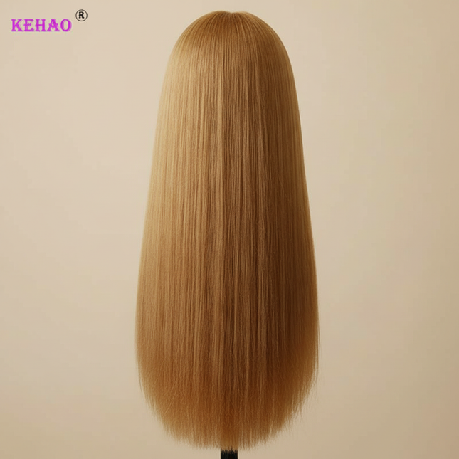 Training Head Kit For Hairstyles Mannequin Head With 100% Synthetic Hair Dressing Head Doll  With Clamp Wig Stand Tripod - gallery 1