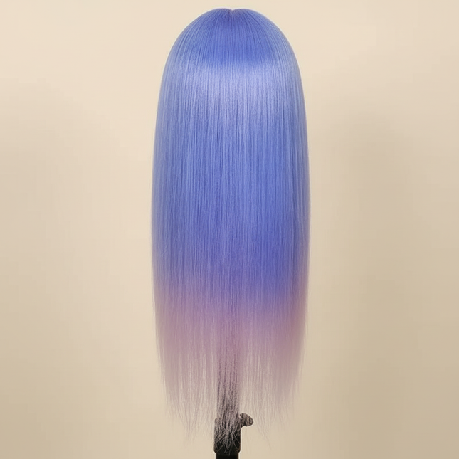 Colorful  28" Mannequin Head Hair Styling Training Braiding Manikin Cosmetology Synthetic Hair For Hairdresser,Free Clamp Hold - gallery 1