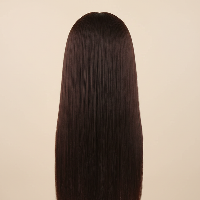 Mannequin Head Model With Long Synthetic Hair, Manikin Head Styling Hairdresser Training Head, Doll Head for Braiding Practice - gallery 1