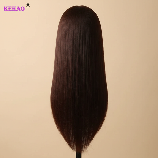 Training Head Kit For Hairstyles Mannequin Head With 100% Synthetic Hair Dressing Head Doll  With Clamp Wig Stand Tripod - gallery 1