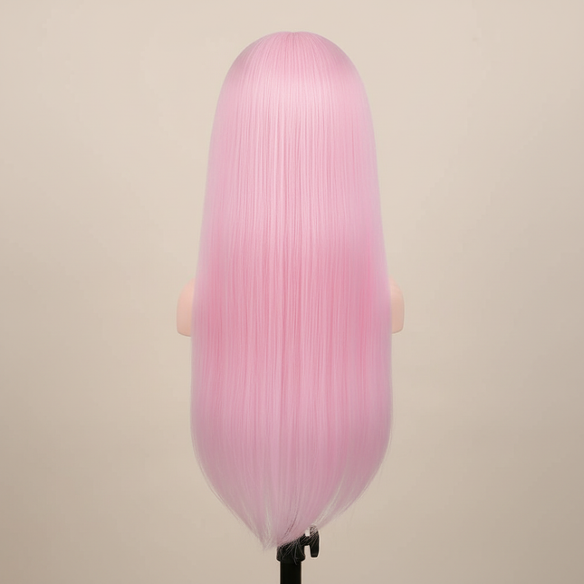 Wig Head With Hair Small Mannequin Head For Beginner Hair Styling Pvc Doll Head For Hairdresser Practice Styling With Head Stand - gallery 1