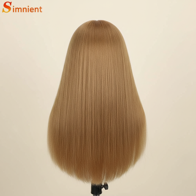 100% Real Human Hair Doll Head For Hairstyle Professional Training Head Kit Mannequin Head Styling To Practice Hot Curl Iron St - gallery 1