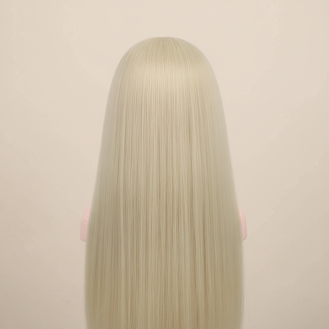 Female Mannequin Head With Synthetic Hair with Adjustable Wig Stand For Manikin Real doll Head Styling Hairdresser Training Head - gallery 1
