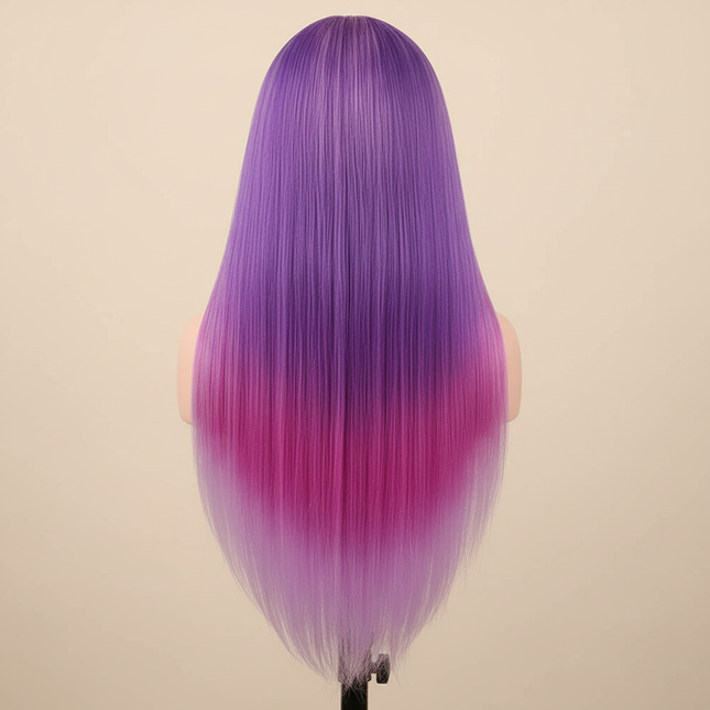 New 70CM Mannequin Heads With Synthetic Hair For Hair Training Styling Solon Hairdresser Dummy Doll Heads For Practice Hairstyle - gallery 1