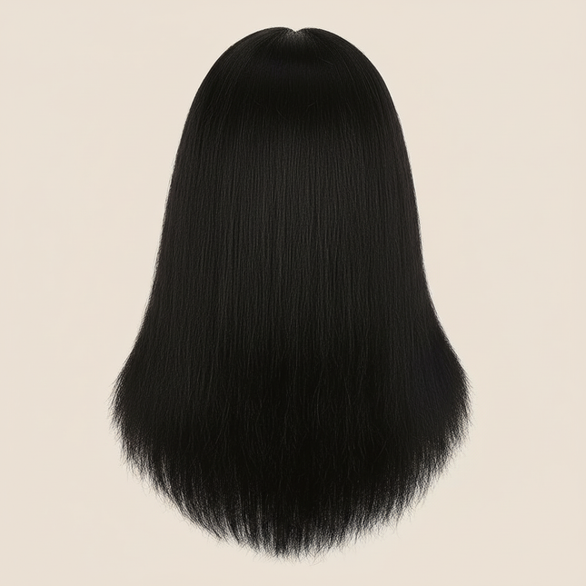 Mannequin Head With 100% Human Hair Yaki Hair Cosmetology Doll Head With Adjustable Stand For Practice Braiding Styling Training - gallery 1