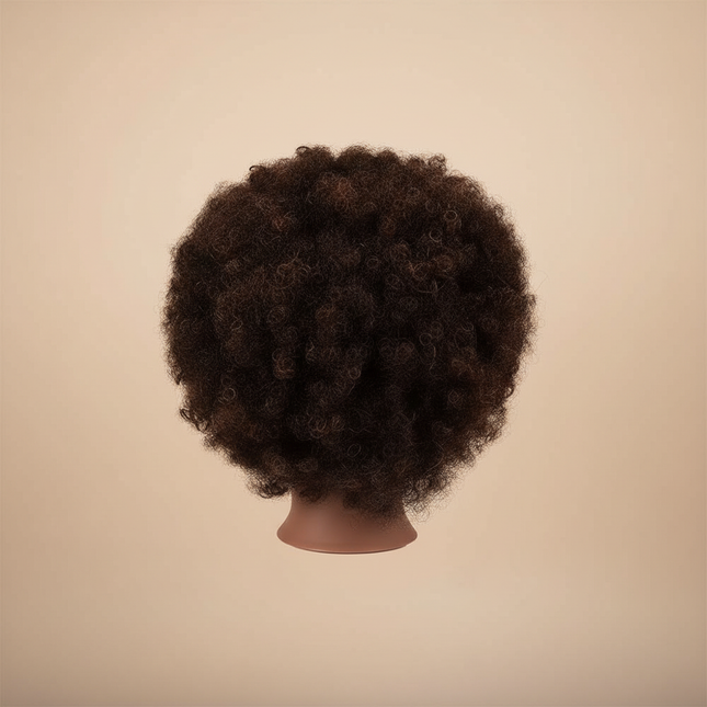 80% Real Hair Mannequin Head Training Head Cosmetology Doll Head Manikin Practice Head Hairdresser With Free Clamp Holder Female - gallery 1