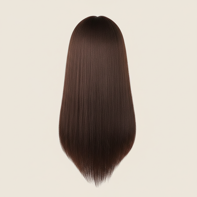 Synthetic Fiber Hair Mannequin Head with Adjustable Stand For Hairstyling Practice Hairdressing Manikin Cosmetology Doll Head - gallery 1