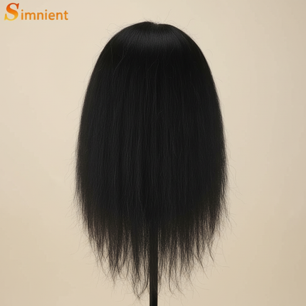Afro Mannequin Heads for Braiding Maniquí Hair Dolls Real Human Training Hairdresser Model Natural Women's Hairdressing Kit Wigs - gallery 1