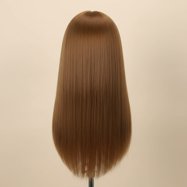 Mannequin Head 80% Real Human Hair Styling Hair Mannequin Head Human Hair to Practice Hair and Makeup Hairdresser Head With Gift - gallery 1