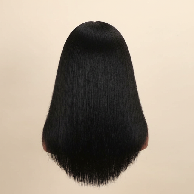 Simnient 16 Inch Mannequin Head 100% Real Human Hair for Cosmetology Manikin Doll Head Hairdresser Hairstylist Training Practice - gallery 1