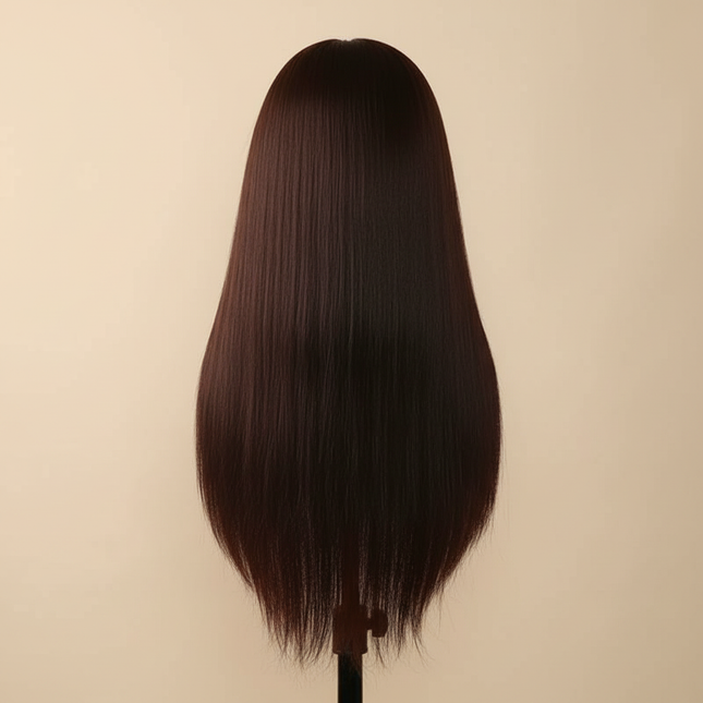 Hairdressing Hairdresser Styling Tool  60cm Straight Hair Training Mannequins Head For Makeup Hair braiding Practice Salon Head - gallery 1