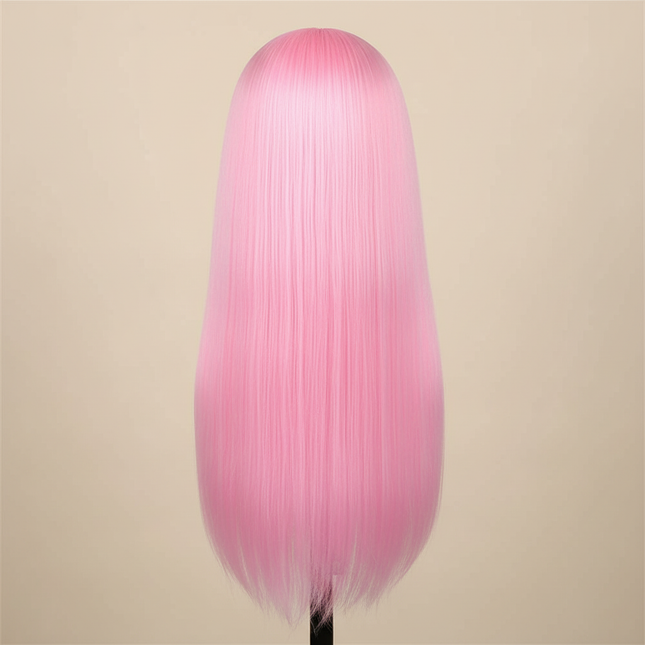 long Synthetic hair Mannequin Head With Adjustable Wig Tripod Stand Holder Model With Manikin Head Styling Hairdresser Training - gallery 1