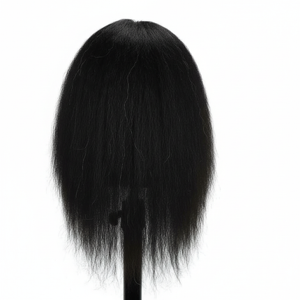 Women African Mannequin Head With Real Hair For Styling Braiding Professional Afro Training Hairdressing Hairart Wigs Head Stand - gallery 1