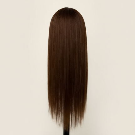 Manikin Head for Braiding Practice with 95% Human Hair | Mannequin Head for Styling, Hairdresser Training & Long Hair Doll Model - gallery 1