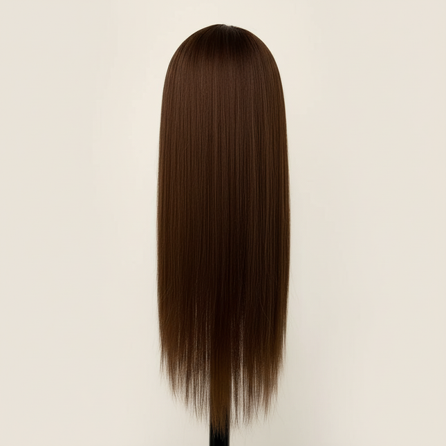 Manikin Head for Braiding Practice with 95% Human Hair | Mannequin Head for Styling, Hairdresser Training & Long Hair Doll Model - gallery 1