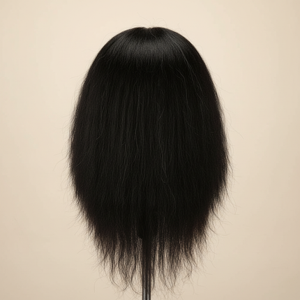 Afro Mannequin Heads for Braiding Maniquí Hair Dolls Real Human Training Hairdresser Model Natural Women's Hairdressing Kit Wigs - gallery 1