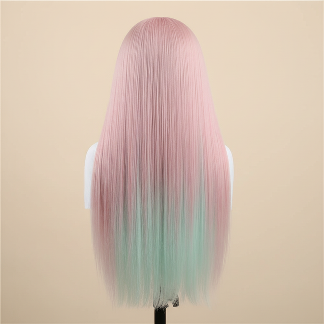long Synthetic hair Mannequin Head With Adjustable Wig Tripod Stand Holder Model With Manikin Head Styling Hairdresser Training - gallery 1