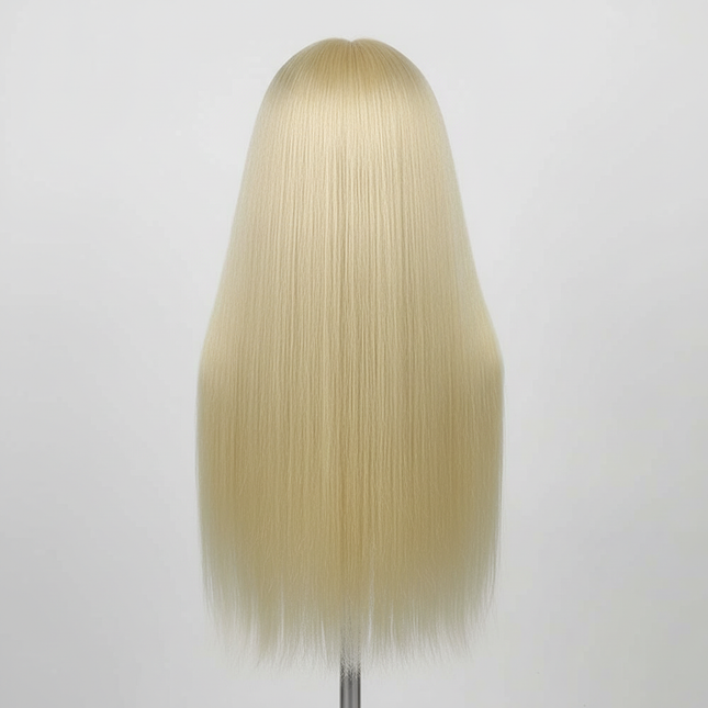 New Female Mannequin Training Doll Head With 70% Real Hair For Hairsyles Hairdressing Cosmetology Dolls Head With Stand Tripod - gallery 1