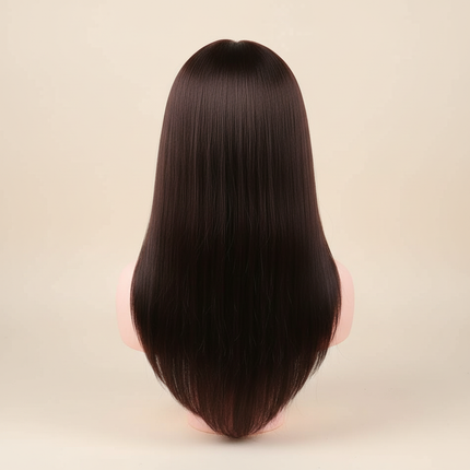 Long Hair Mannequin Head with Synthet Hair Hairdresser Practice Training Head Cosmetology Manikin Doll Head And Wig Stand Tripod - gallery 1