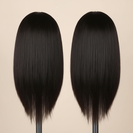 Afro Mannequin Heads With 100% Real Hair With Adjustable Tripod Hairdressing Dolls Training Head For Practice Styling Braiding - gallery 1