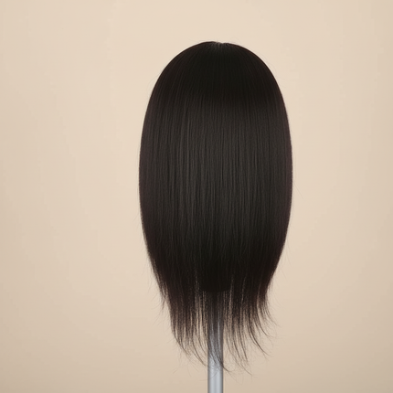 Afro Mannequin Heads With 100% Real Hair With Adjustable Tripod Hairdressing Dolls Training Head For Practice Styling Braiding - gallery 1