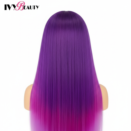Cosmetology Mannequin Doll Head With Rainbow Color Hair For Braiding Hair Styling Training Hairart Hairdressing Salon Display - gallery 1