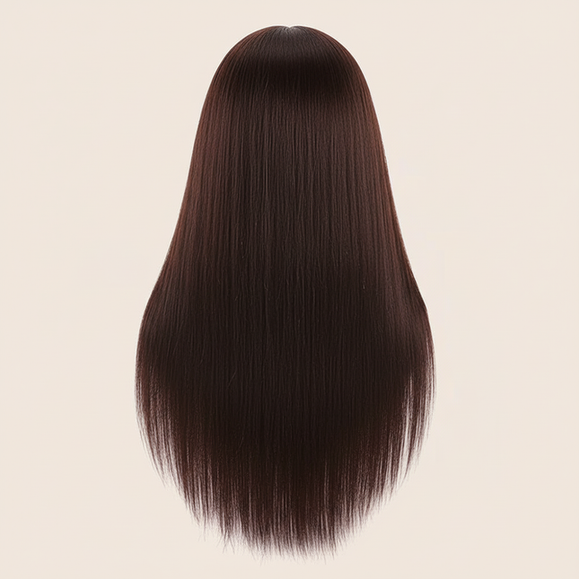 Hairdresser Styling Mannequin Head With 60% Real Human Hair Practice Training Head Cosmetology Manikin Doll Head Canbe Curled Pe - gallery 1