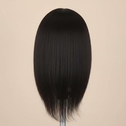 Afro Mannequin Heads With 100% Real Hair With Adjustable Tripod Hairdressing Dolls Training Head For Practice Styling Braiding - gallery 1