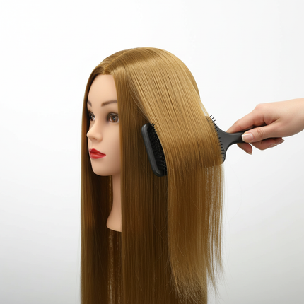 26Inch Long Hair Styling Cosmetology Mannequin Head  Hair Mannequin Head Practice Kit for Braiding Training and Practice - gallery 2
