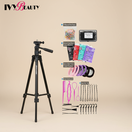 Hairdressing Doll Mannequin Head With Long Synthetic Fiber Hair 70Cm For Hairstyles Colorful Brading Dummy Doll Training Head - gallery 3