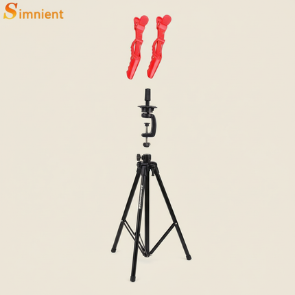 Simnient Male Mannequin Head With 100% Real Human Hair For Practice Hairdresser Cosmetology Training Doll Head For Hair Styling - gallery 3