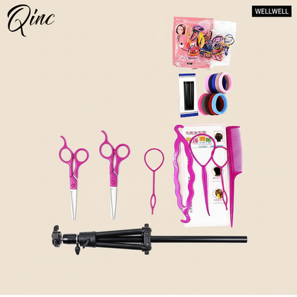 Professional Hairdresser Mannequin Head 18inch 100% Human Hair Styling Training Head Cosmetology Manikin Doll Head Clamp Stand - gallery 3